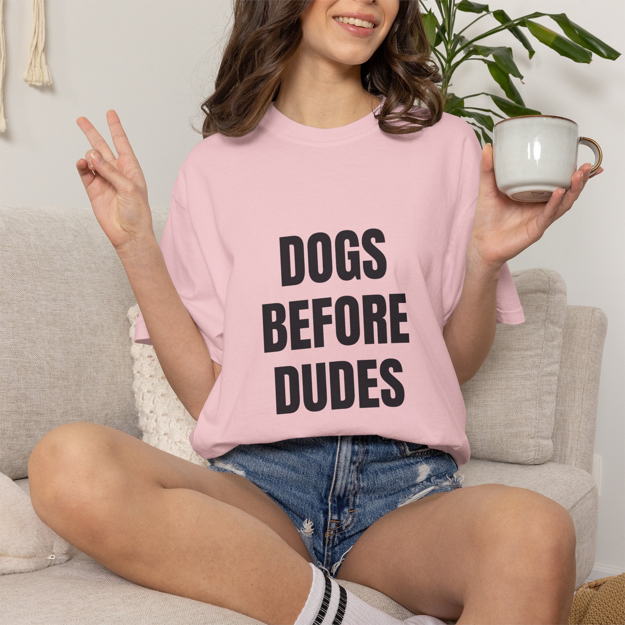Before Dudes Comfort Colors T-shirt in Blossom