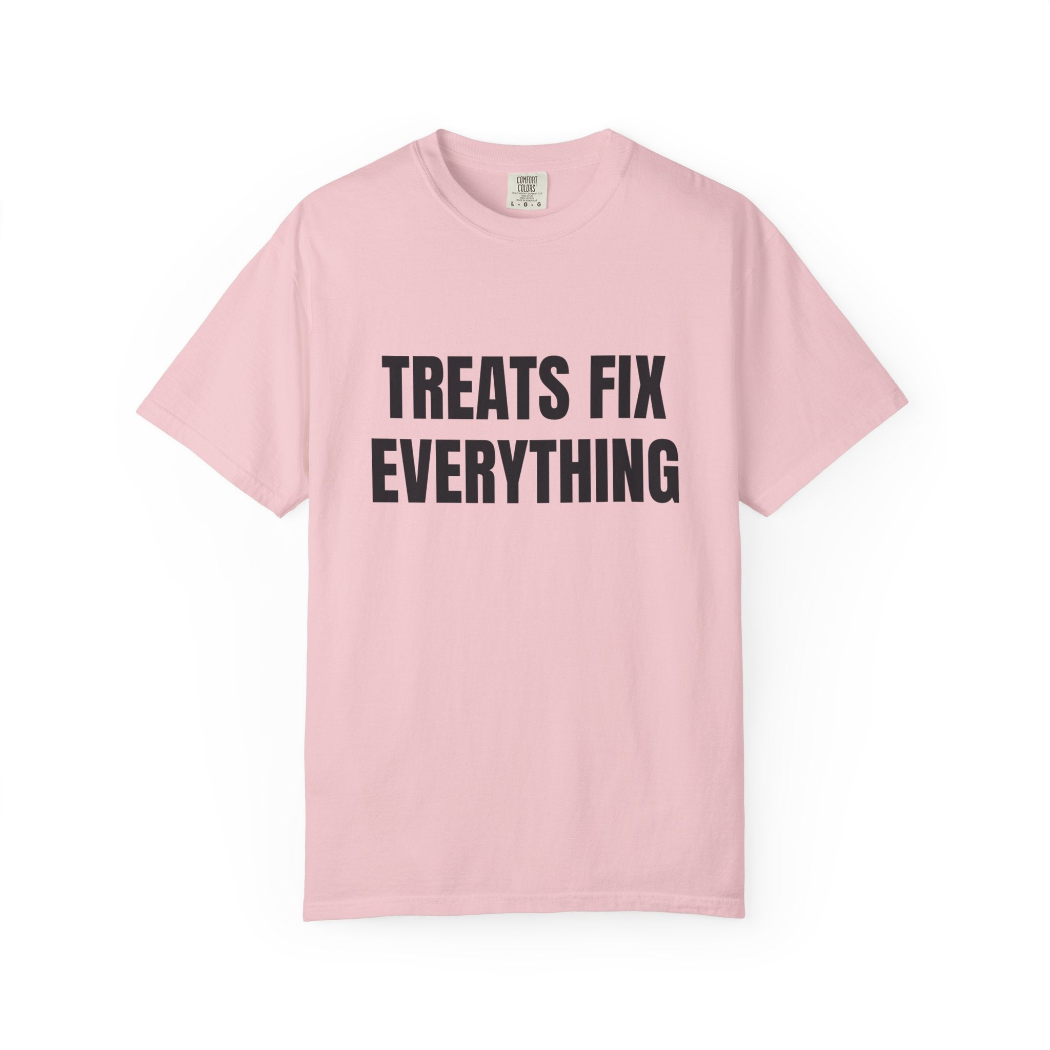 Treats Fix Everything Comfort Colors T-shirt in Blossom