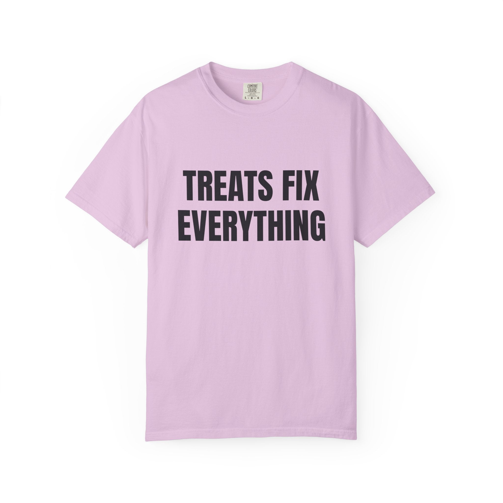 Treats Fix Everything Comfort Colors T-shirt in Orchid
