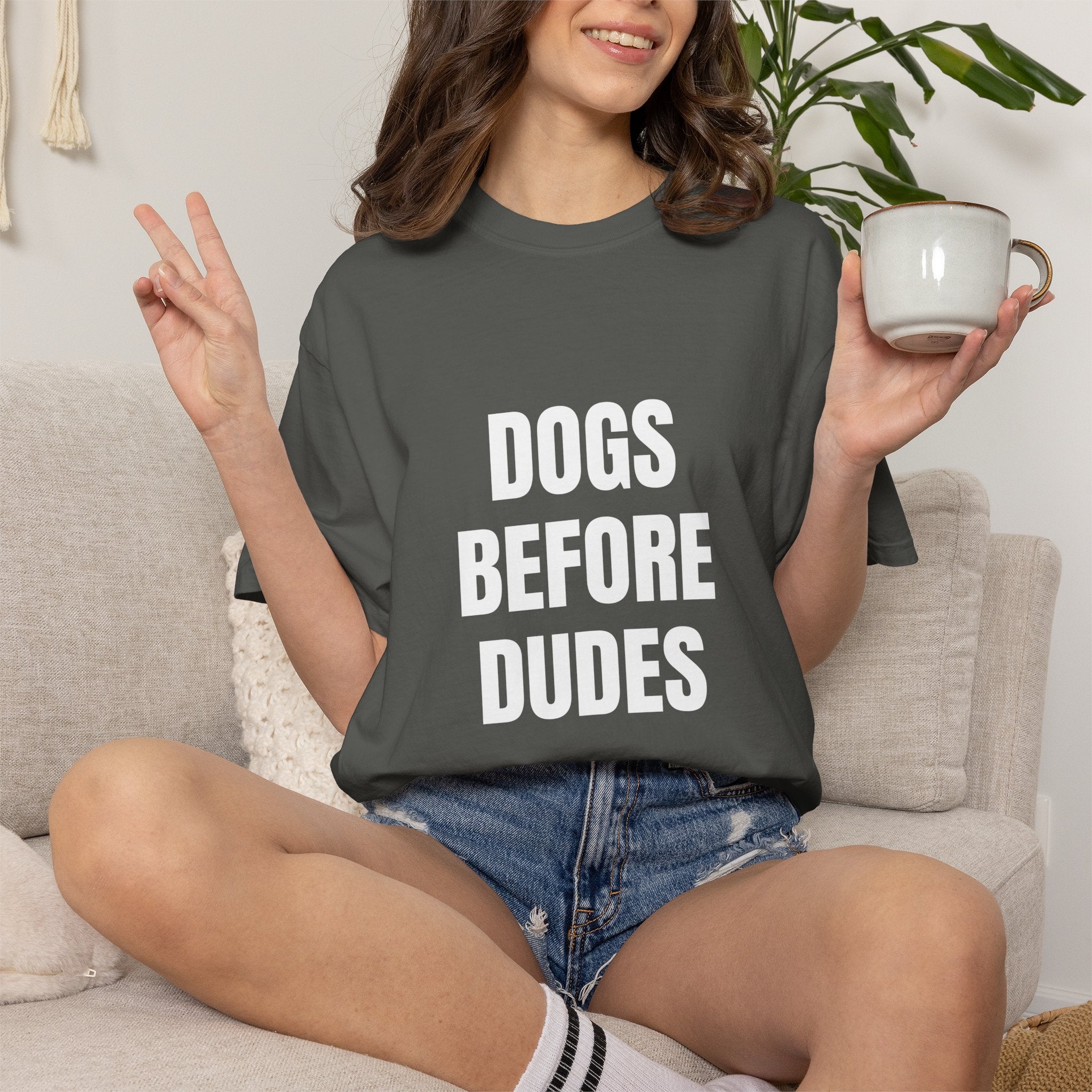 Before Dudes Comfort Colors T-shirt in Pepper