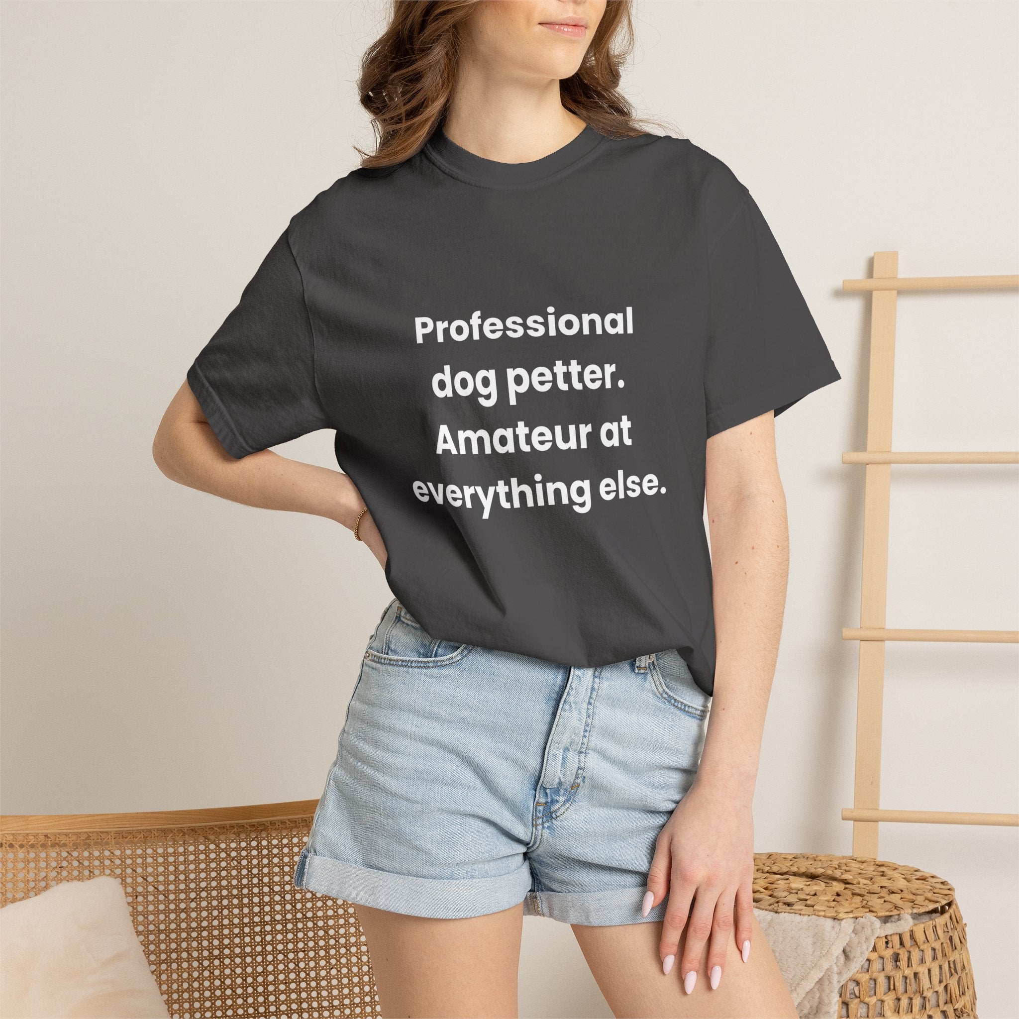Professional Dog Petter Comfort Colors T-shirt in Graphite