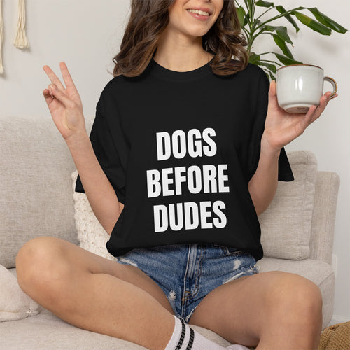 Before Dudes Comfort Colors T-shirt in Black