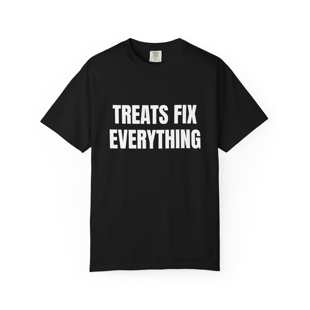 Treats Fix Everything Comfort Colors T-shirt in Black